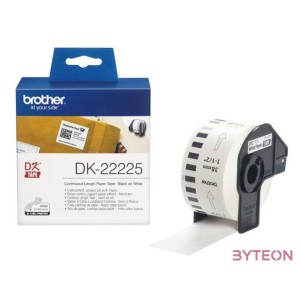 Brother DK-22225 folytonos szalagcímke 38mm x 30,48m öntapadós White
