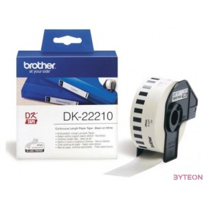 Brother DK-22210 folytonos szalagcímke 29mm x 30,48m öntapadós White
