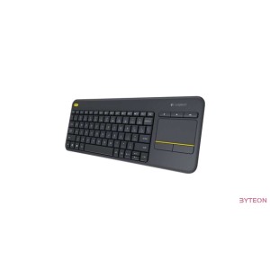 Logitech K400 Plus Touch (HU, Vez.nélküli) - Fekete