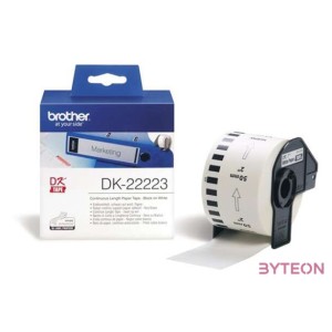 Brother DK-22223 folytonos szalagcímke 50mm x 30,48m öntapadós White