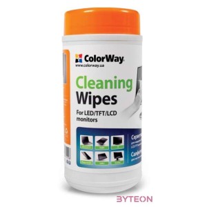 ColorWay LCD,TFT 100db nedves tisztító kendő