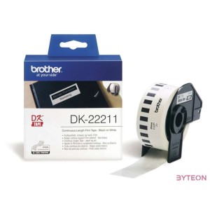 Brother DK-22211 folytonos szalagcímke 29mm x 15,24m öntapadós White
