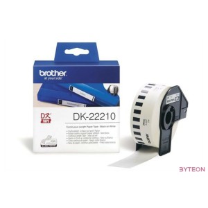 Brother DK-22210 folytonos szalagcímke 29mm x 30,48m öntapadós White