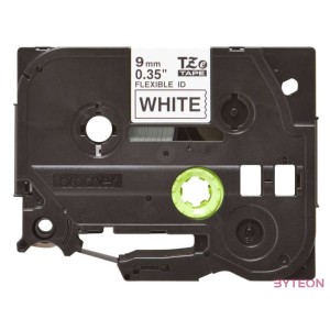 Brother TZe-FX221 P-touch Black on White