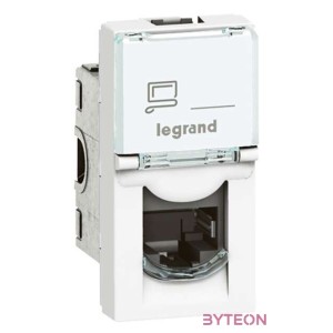 Legrand Program Mosaic LCS2 RJ45 aljzat Cat 6 UTP 1 modul White