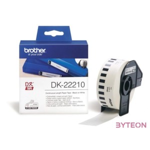 Brother DK-22210 folytonos szalagcímke 29mm x 30,48m öntapadós White