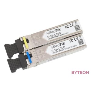 Mikrotik S-3553LC20D Two SFP (1.25G) module kit single mode