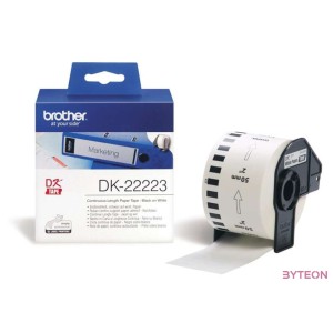 Brother DK-22223 folytonos szalagcímke 50mm x 30,48m öntapadós White