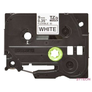 Brother TZe-FX221 P-touch Black on White