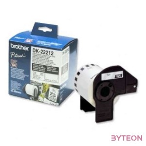 Brother DK-22212 folytonos szalagcímke 62mm x 15,24m öntapadós White