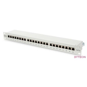 Digitus CAT6 24-port Patch Panel Shielded Class E RAL 7035 Grey