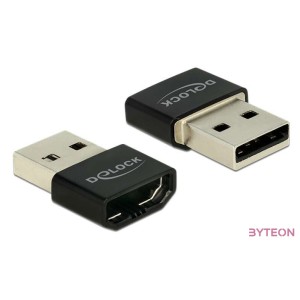 DeLock Adapter HDMI-A female  USB Type-A male Black