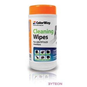ColorWay LCD,TFT 100db nedves tisztító kendő