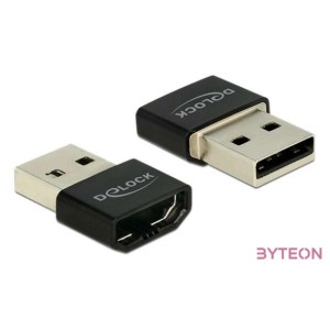 DeLock Adapter HDMI-A female  USB Type-A male Black