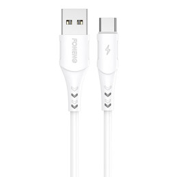 Cable USB to USB-C Foneng, x81 2.1A, 1m (white)