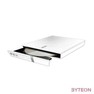 ODD Külső DVD író Asus SDRW-08D2S-U Lite Fehér Dobozos Slim
