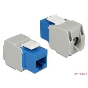 LAN Delock 86343 Keystone modul RJ45 anya  LSA Cat6 UTP - Kék