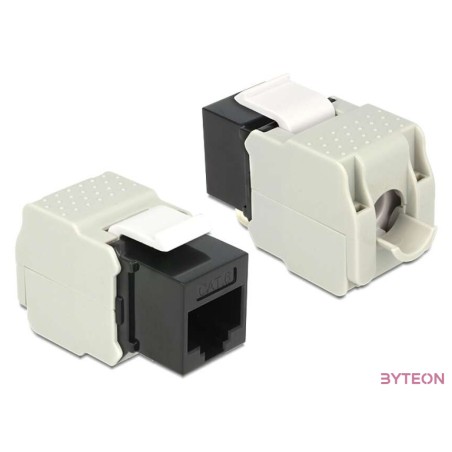 LAN Delock 86340 Keystone modul RJ45 anya  LSA Cat6 UTP - Fekete