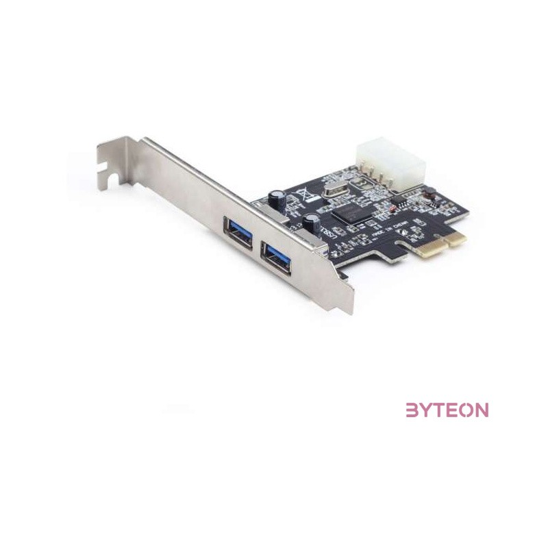 Gembird PCI-E x1 2 portos USB3.0 IO vezérlő