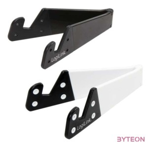 TPK LogiLink AA0039W összecsukható állvány okostelefonokhoz és tabletekhez - Fekete,fehér