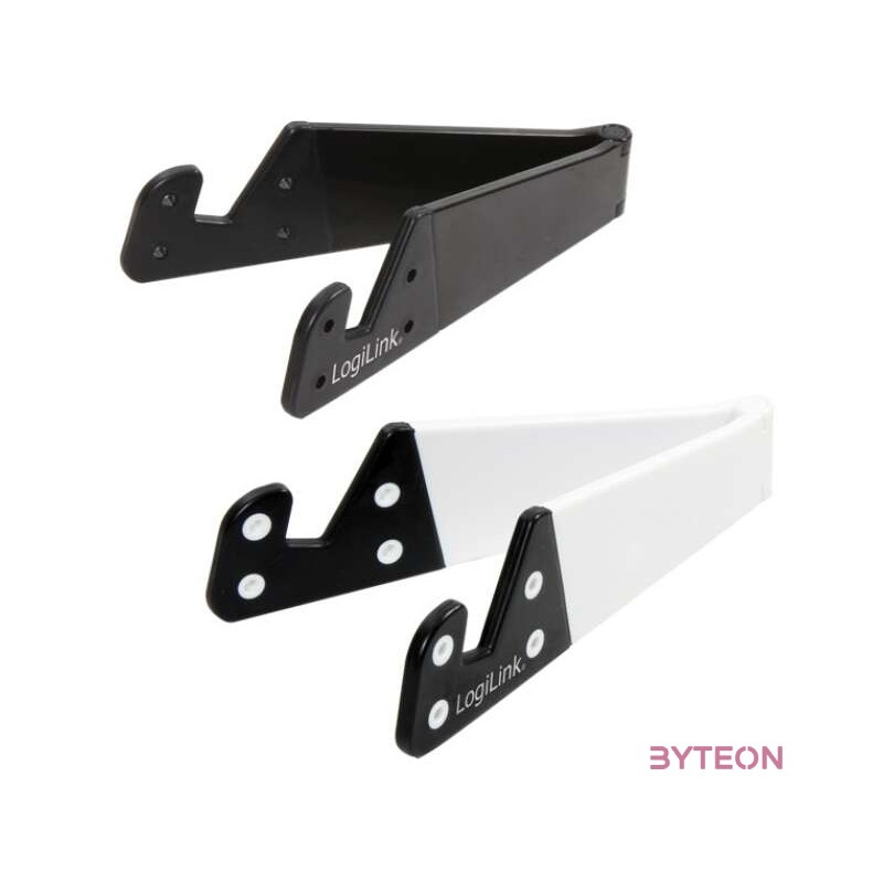 TPK LogiLink AA0039W összecsukható állvány okostelefonokhoz és tabletekhez - Fekete,fehér