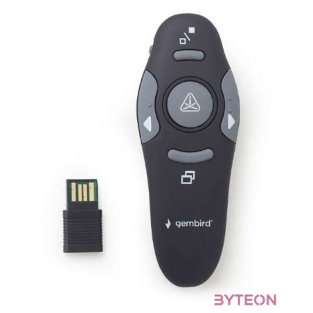 Gembird WP-L-01 vezeték nélküli lézeres presenter fekete