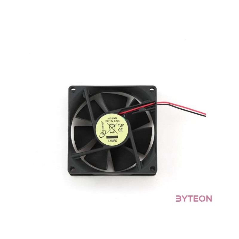 Gembird ventilátor ATX PC házhoz, 80x80mm