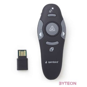 Gembird WP-L-01 vezeték nélküli lézeres presenter fekete