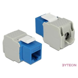 LAN Delock 86343 Keystone modul RJ45 anya  LSA Cat6 UTP - Kék