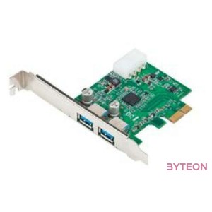 Gembird PCI-E x1 2 portos USB3.0 IO vezérlő