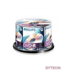 Philips DVD-R47CBx50 Cake DVD-R írható DVD lemez 4,7GB 50db