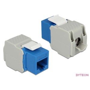 LAN Delock 86343 Keystone modul RJ45 anya  LSA Cat6 UTP - Kék