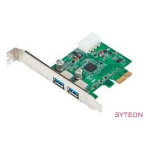 Gembird PCI-E x1 2 portos USB3.0 IO vezérlő