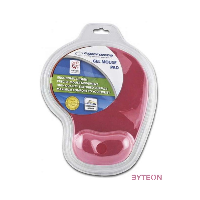 Esperanza Zselés egérpad piros