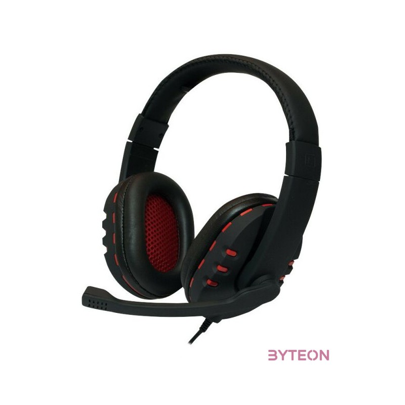 LogiLink USB-S fejhallgató mikrofonnal