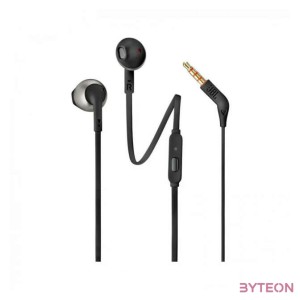 JBL T205BLK fülhallgató fekete