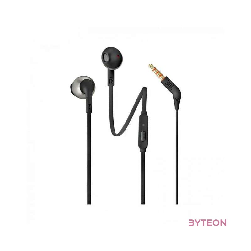 JBL T205BLK fülhallgató fekete