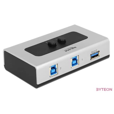 Delock 2 portos USB 3.0 switch manuális