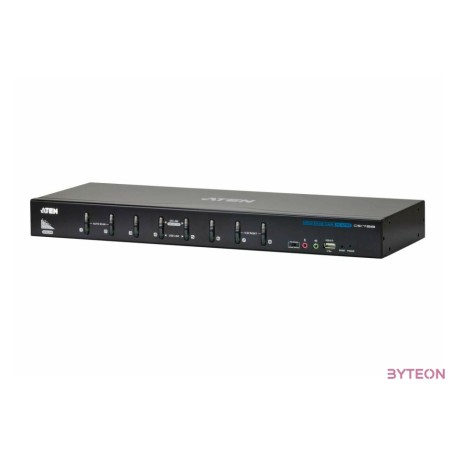 Aten CS1768-AT-G 8 portos USB2.0 DVI KVM switch +audio
