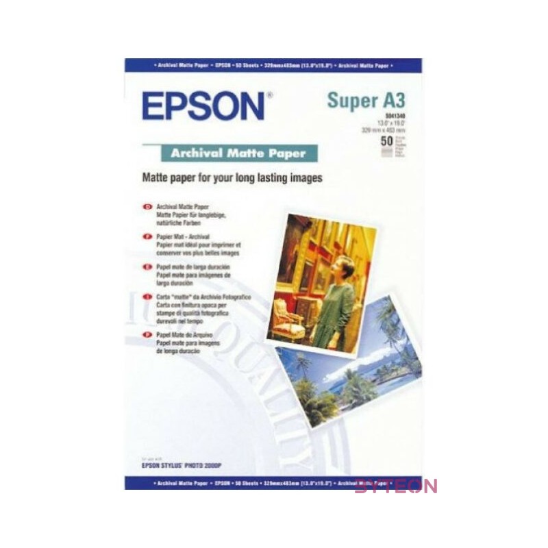 Epson Archival Matte Paper fotópapír A3+