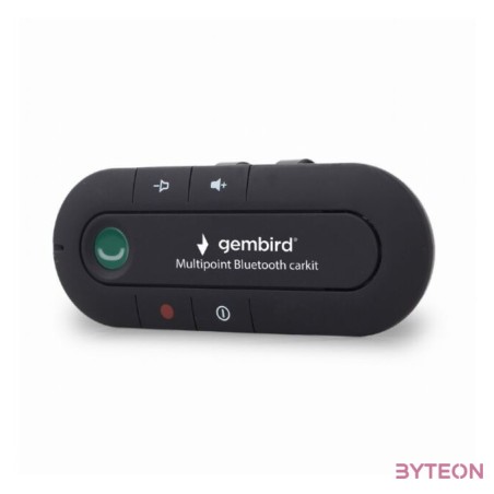 Gembird multipoint Bluetooth v.2.1 + EDR car kit, class II, for 2 telephones