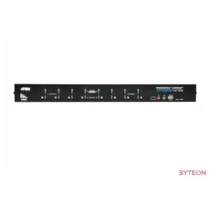 Aten CS1768-AT-G 8 portos USB2.0 DVI KVM switch +audio