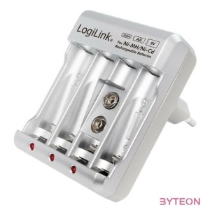 LogiLink PA0168 NiMH akkumulátor töltő