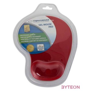 Esperanza Zselés egérpad piros