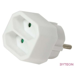 LogiLink Socket Adapter, 2x Euro