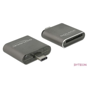 Delock USB Type-C csatlakozóval ellátott SDHC , SDXC UHS-II , MMC egy nyílású kártyaolvasó