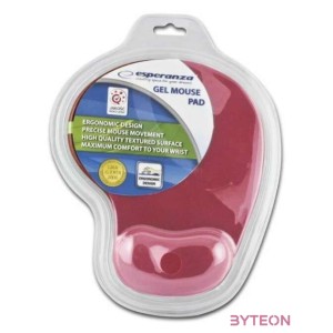 Esperanza Zselés egérpad piros
