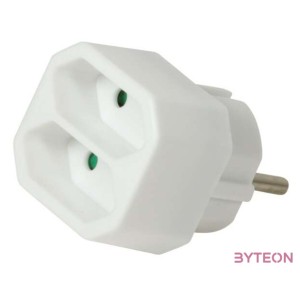 LogiLink Socket Adapter, 2x Euro