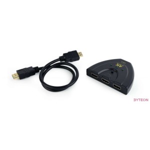 Gembird 3 portos HDMI switch