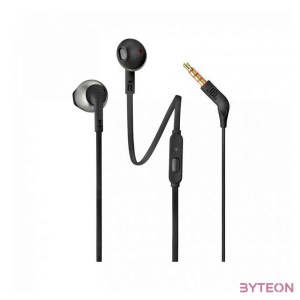 JBL T205BLK fülhallgató fekete